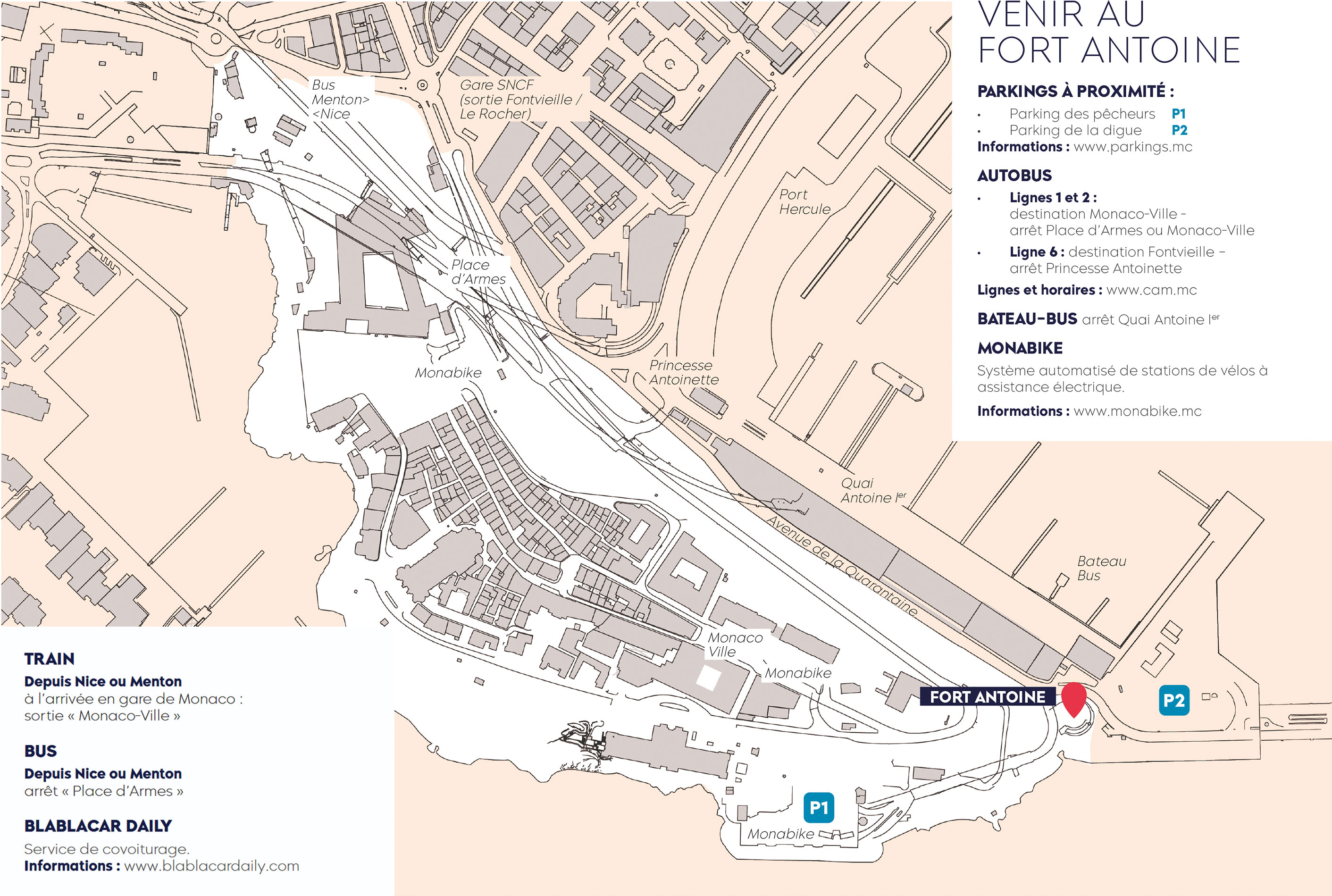 Théatre du Fort Antoine plan